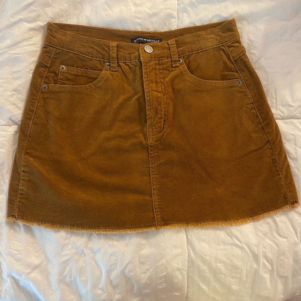 Brandy Melville Lightweight Cord Skirt, Size S